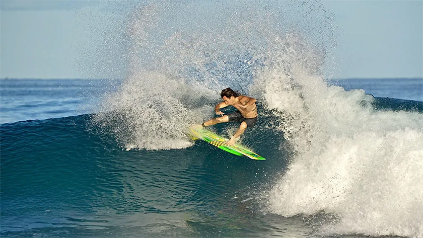 Mason Ho Surfing A RAD ZAPPER …Lost Surfboard - Surf Station